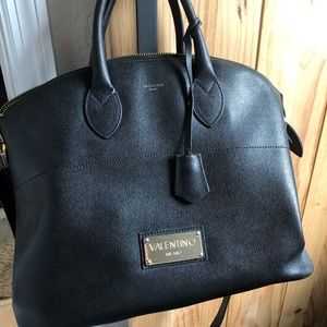 Black leather Valentino bag